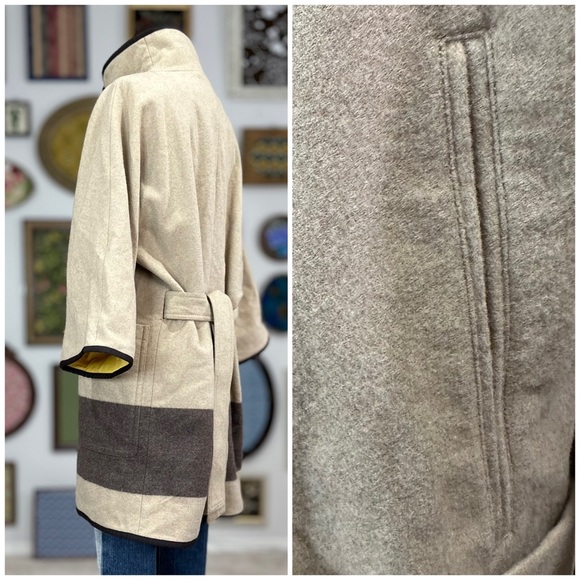 Anthro “Dipped Nugget Cape” by Woolrich - Picture 9 of 14